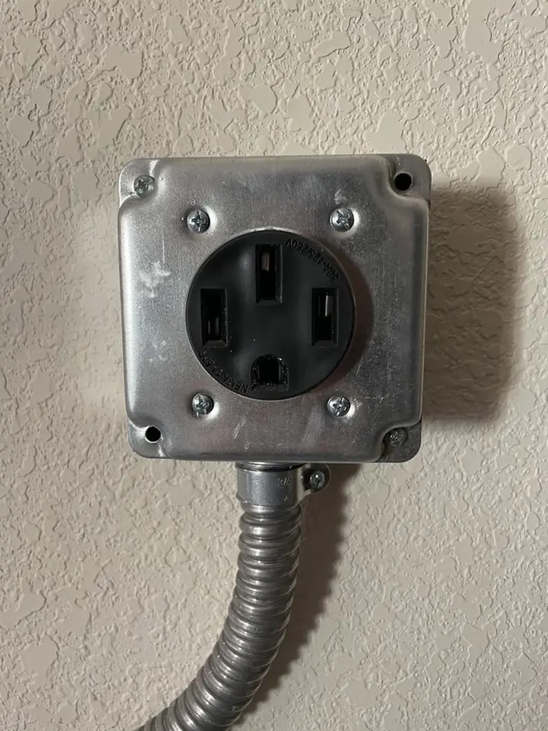 NEMA 14-50 outlet installed for Smart Home Electrical in Channelview